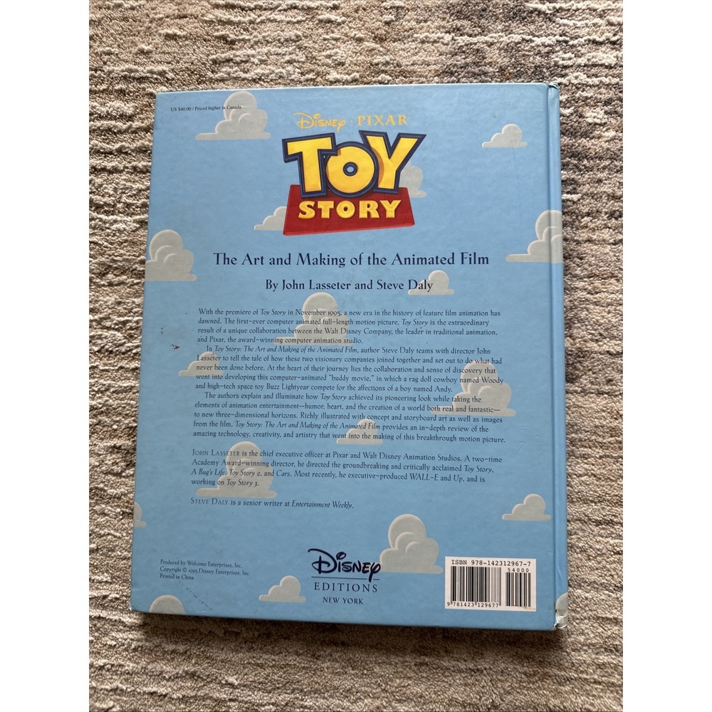Toy Story The Art and Making of the Animated Film Disney Pixar Hardcover (2009) - Picture 5 of 8